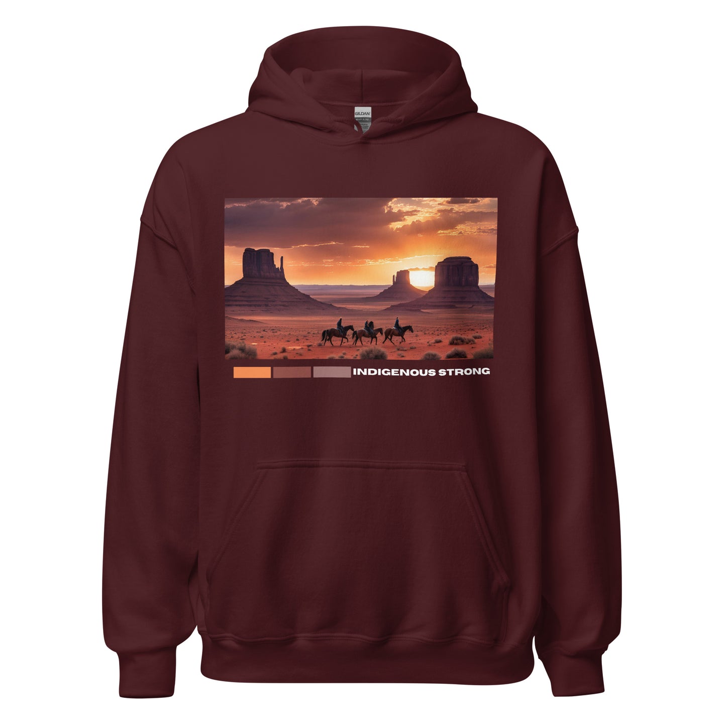 Indigenous Strong, Unisex Hoodie