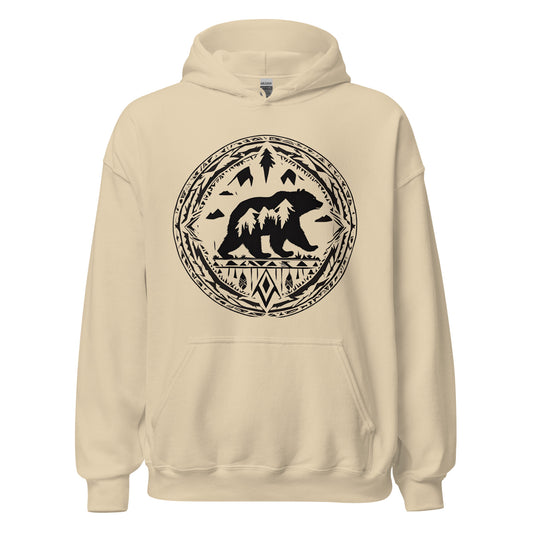 Indigenous Bear, Unisex Hoodie